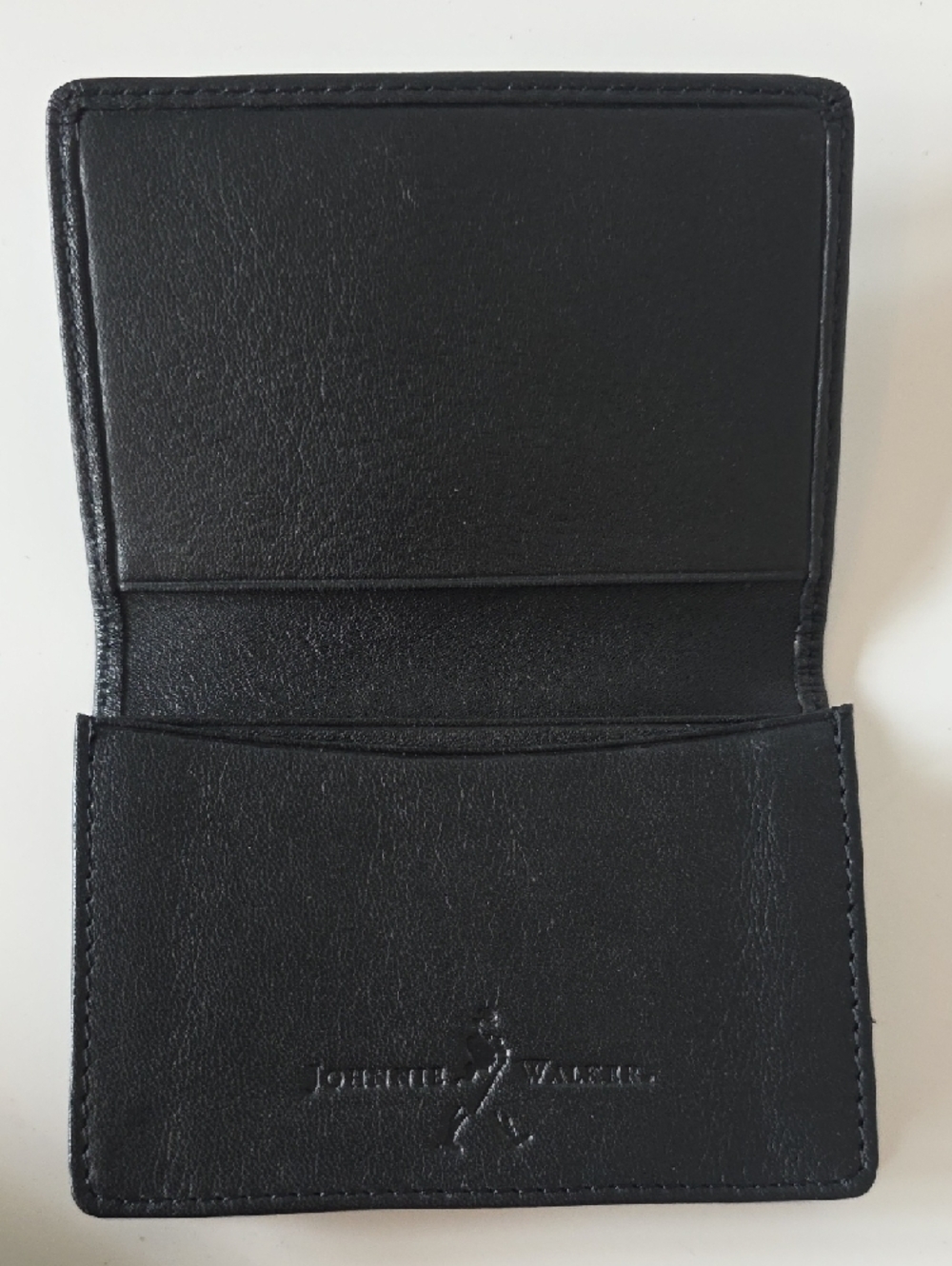 Men's Black Leather Card Holder Wallet